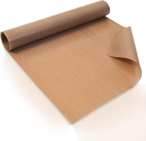Creatorally Teflon per Termopressa, Foglio in Teflon PTFE Rotolo 30x100 cm Carta per Stampa a Sublimazione, Tappetino Antiaderente per Trasferimento, Pellicola per Cottura