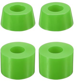 PATIKIL Skateboard Bushings, 2 Set 90A PU Long-Board Truck Bushings Rebuild Kit for Skateboard Parts, Green