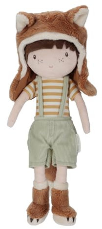 Little Dutch 4571 Stoffpuppe Kuschelpuppe Fuchs Sam - Forest Friends (35 cm)