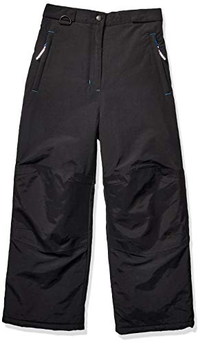 Amazon Essentials Jungen Wasserbeständige Ski- und Schneehose, Schwarz, 9 Jahre