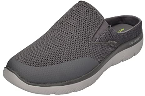 Skechers, charcoal, 44 EU, Clogs