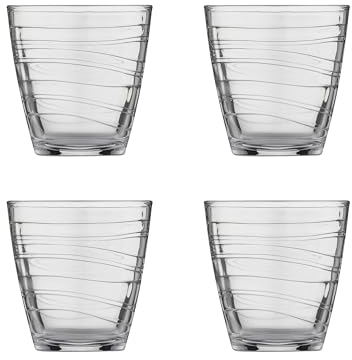 Ravenhead Essentials Swirl Mixer Glass Set of 4 30cl