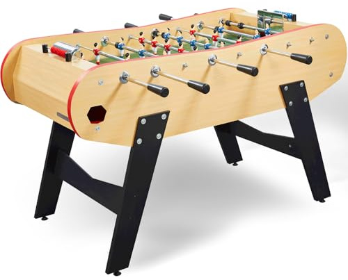 Catenaccio Babyfoot Adulte Campo 155x107x90 cm – Table de Jeu résistante aux ado de 50 kg avec Barres Télescopiques en Acier chromé, 2 Balles Liège, Intérieur, Résistant et Idéal pour la Maison