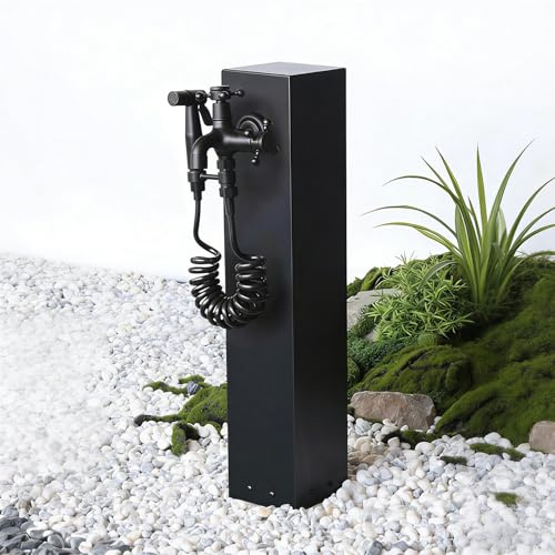 Columna De Agua Vertical De Acero Inoxidable Para Jardín, Columna De Agua Independiente Para Jardín, Fuente De Pie, Para Lavado Y Riego De Autos(60cm/23.6in)