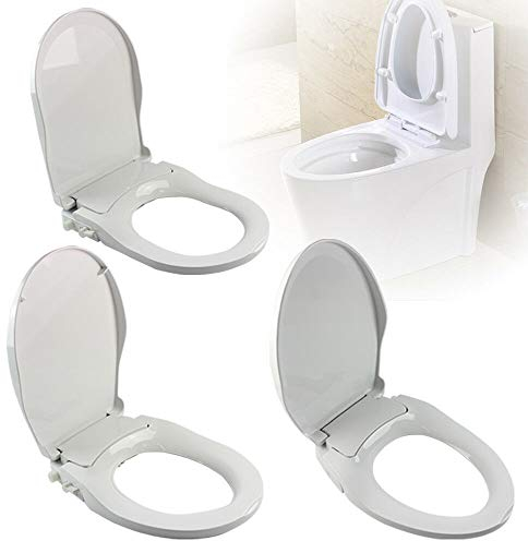 Abattant de WC bidet avec douche bidet, WC en forme de D, pour hygiène intime, en forme de D