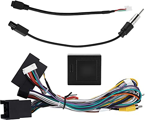 Audiokabelbaum, Radio Kabelbaum Antennenadapter, Auto Audio Kabelbaum Adapter mit Canbus Box Ersatz für Focus/Escape (3PCS)