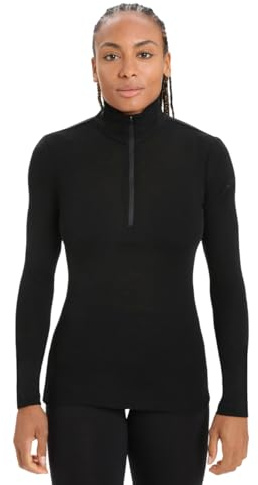 Icebreaker - W 175 Everyday LS Half Zip - Black