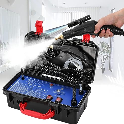 Miuxe Limpiador De Vapor Portátil De Alta Presión, Limpiador De Vapor Manual Resistente para Limpiar Azulejos De Lechada, Vaporizador De Limpieza De Alto Calor para Ducha Doméstica, Todas Superficies