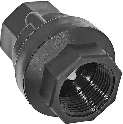 MegaHaustechnik Rückschlagventil aus Kunststoff PP 1 Zoll IG x IG DN25 Innengewinde Innendurchmesser 30mm Gewinde Fitting Trinkwasser Verschraubung Fuß Ventil für Saug Schlauch Pumpen