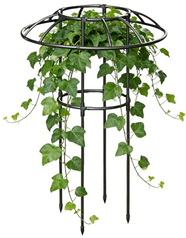 Graticcio a Ombrello | Supporti Verticali Stabili Antiruggine per Piante Rampicanti - Torre per Graticcio Ombrello | per Vite Rosa Ortaggi Cetriolo Ortensie Pothos