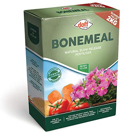 Doff Bonemeal Multipurpose Fertiliser– 2Kg Fast-Acting Plant Food for Healthy Growth of Root Crops, Vegetables, Flowers & Shrubs – Nutrient Enriched – Encourages Root Development – Ready to Use