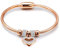 KunBead Jewelry Rose Gold Heart Charm Birthday Bracelet Stainless Steel Love Bangle Cuff Jewellery Bracelets for Women