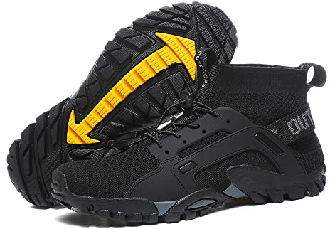 Treer Unisex Chaussures Aquatiques Chaussures Aquatiques Homme Femme Barefoot Shoes à Séchage Rapide Chaussures Barefoot Chaussure de Sport Nautique, Plage, Surf, Yoga, Escalade, Cyclisme, Randonnée