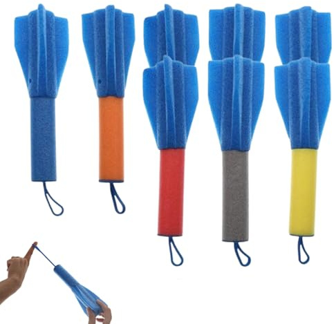 Juguete Cohete Dedo, Catapulta De Espuma, Juguetes De Cohete Volador, para Niños y Padres e Hijos, Aire Libre (Color Aleatorio)