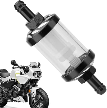 Filtro de gasolina para motocicleta, filtro de gasolina, filtro de aceite transparente visible, filtro de aceite de gasolina, vaso de filtro de repuesto para motocicleta, ATV, scooter