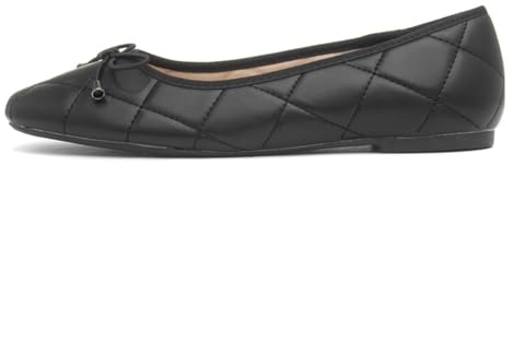 TRUFFLE Collection Faye Womens Black Ballerina - Size 5 UK - Black