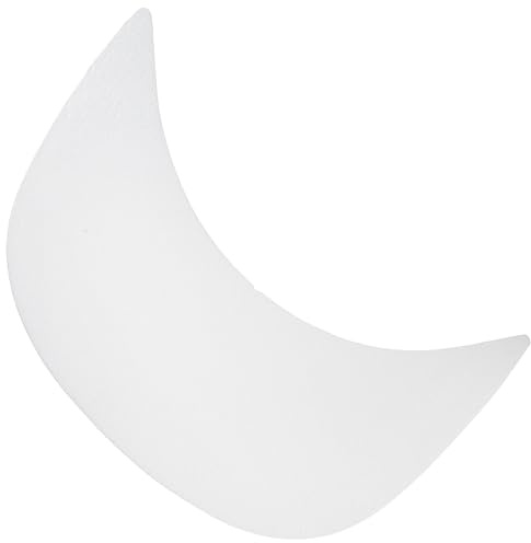 AERZETIX - Förpackning med 5 brättespaneler för keps med visir 75 mm - i flexibel plast - färg vit - foder solhatt hobby sömnad