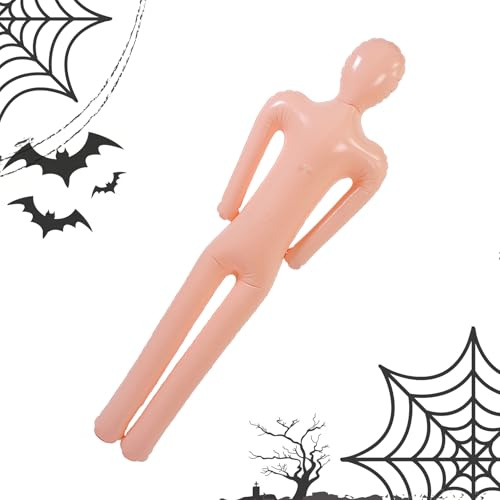 Maniquí Inflable Cuerpo Completo,Muñeco Hinchable Tamaño Real para Cosplay | Atrezzo Fotográfico De Modelo Espeluznante para Exposiciones Temáticas Interior Exterior Habitaciones Escape Jardín