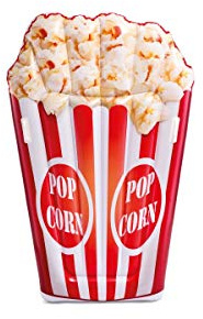 Intex 58779EU - Aufblasbare Luftmatratze Popcorn, Vinyl, Mehrfarbig, 168x107x20 cm