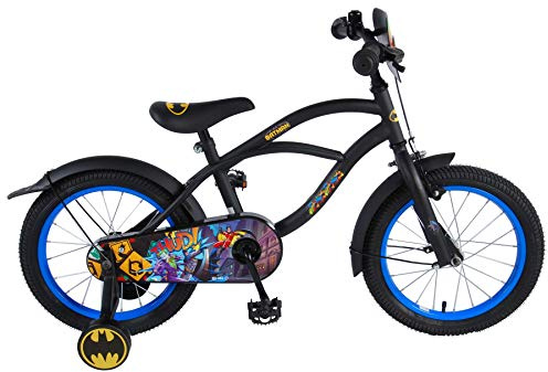 Batman Kinderfahrrad - Jungen - 16 Zoll - Schwarz