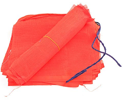 YAKEBA | Banderas de los Deseos Rojo | 100% Algodón | 4,20 Metros | 20 Banderas (17x17cm cada una) | Banderas | Guirnalda de Banderas | Cadena de Banderines Tela exterior | Bandera Jardín