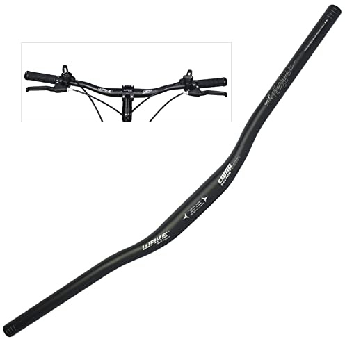 WAKE Bicycle Handlebar 31.8mm Aluminum Alloy MTB Handlebar Riser Bar for Mountain Bike 780mm,Black