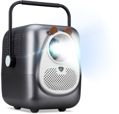 Acer - AOpen QF23s Powered by Acer LCD-LED Beamer - 1080p Full HD (1.920 x 1.080 Pixel), 6.500 LED Lumen, 1.000:1 Kontrast, Keystone, 2 x 3 Watt Lautsprecher, HDMI (HDCP), WLAN, Silber, Portable/Mobil