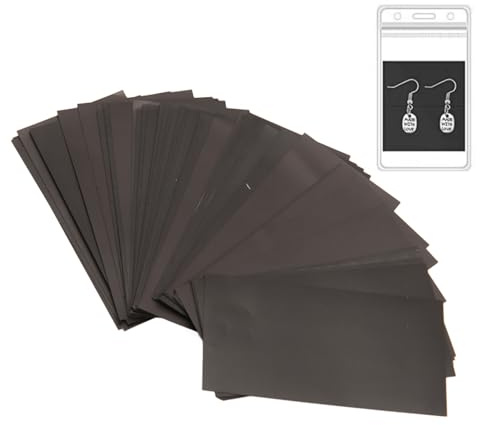 Hapivida Lot de 45 Bandes Anti-ternissement pour Bijoux en Argent Parfait pour Le Stockage de Bijoux, Boucles d'oreilles, Bagues, Colliers, Bracelets, Montres.