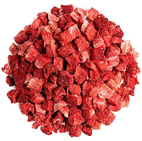 Fresas orgánicas liofilizadas - Con todo el sabor de la fresa