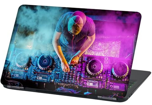 Finest Folia Laptop Film Cover: Strange Adhesive Film, Notebook Sticker, Protective Cover, Self-Adhesive Vinyl Skin Sticker, 13-14 Inches, LP95 DJ