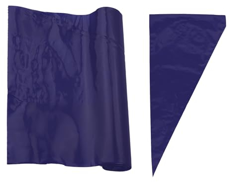 Tabanzhe 22 PCS Disposable Piping Bags,Durable Icing Bags,Dark Blue Non-Slip Icing Piping Bags Professional Baking Tools for DIY Cake Cookies Cupcake Dessert Decoration Creation