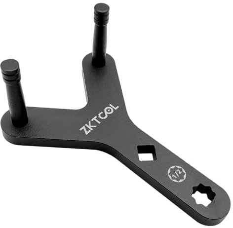 ZKTOOL Suspension Lower Control Arm Pry Tool, Suspension Rod Hook Removal Tool, Suspension Bushing Tool, Roll Cage Track Control Arms, For Use with 1/2 Drive Extended Breaker Bars