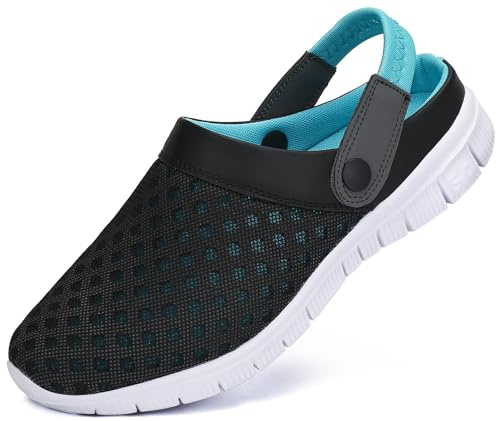 SAGUARO Zoccoli per Uomo Donna Sandali da Spiaggia Traspirante Antiscivolo Scarpe da Mare Pantofole Estate Ciabatte Giardino, Blu, 42 EU