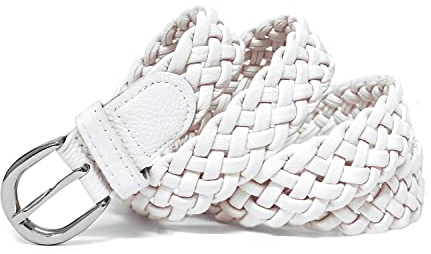 Gloop Damen Flechtgürtel Geflochtener Schmaler Hüftgürtel One Size Gürtel passt gut für Rock Kleid Jacke und Jeans 3 cm Breit
