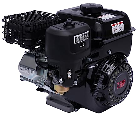 LANNADD 7.5 Ps 4-Takt Benzinmotor, 210ccm Industriemotor Standmotor Bootsmotor, Kartmotor Motor 1 Zylinder 3.6l Geeignet für Schnellboote Rennwagen Kleine Landwirtschafts- und Gartenmaschinen