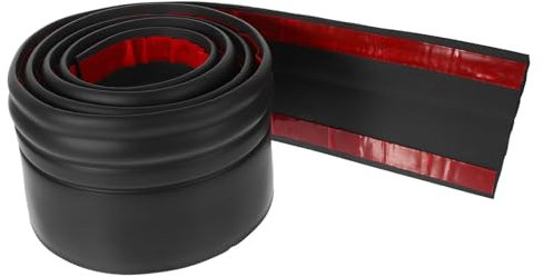 OSALADI TV-Hintergrundwandleiste trim küchen wandplatte wandverkleidung Streifen selbstklebende Fußleistenkante deckenverkleidung klebeband selbstklebende Randleiste Fliesenkante Nr Black