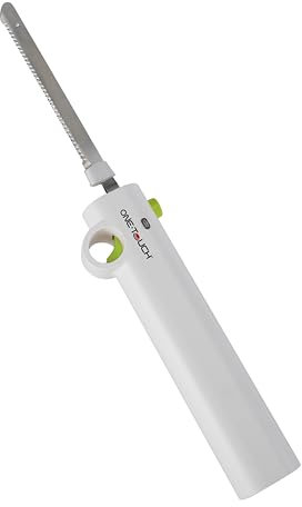 ONE TOUCH KC 157 - Coltello elettrico senza fili – Libertà totale – leggero, maneggevole, potente, per tagli precisi senza sforzo – perfetto per anziani o con problemi di presa