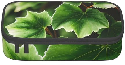 sttung Ivy Blossoms Tree Print Eyebrow Pencil Cosmetic Storage Bag with Multiple Compartments for Travel