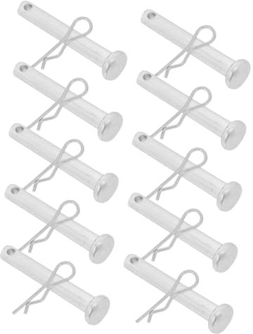 MAGICLULU 10ensembles Goupilles De Retenue De Ressort Échafaudage Goupilles De Fixation Échafaudage Et De Verrouillage De Porte De Secours Lot