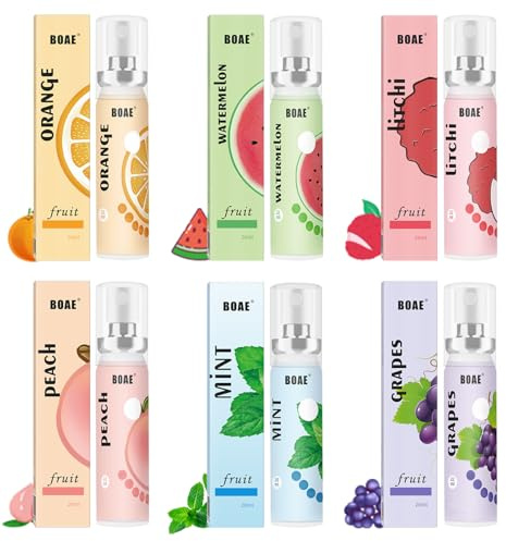 TINGTING 6 pezzi spray orale con sapore di frutta, 22 ml, deodorante per la bocca spray contro l'alito cattivo, spray portatile, spray per la bocca contro l'alito cattivo, spray per denti sbiancanti