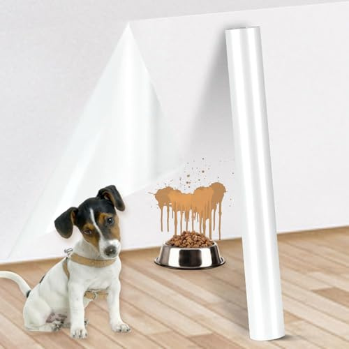 Pellicola Adesiva per Mobili 40 x 200 cm Paraschizzi Cucina Adesivo Pellicola Protettiva Pareti Elettrostatica Carta Adesiva Trasparente Vinile Impermeabile per Cucina, Pareti Piastrelle Impermeabile