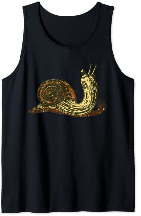 Ornamental gourd / snail hybrid. funny sketch artistic Tank Top