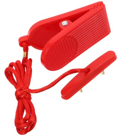 WESIEVYA Teclado De Seguridad para Cinta De Correr De Emergencia Doble para Parada Rápida De Máquinas De Fitness Accesorios De Equipos De Ejercicio