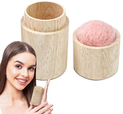 Scatola per aghi da cucito – Organizzatore per puntaspilli in legno, portaoggetti per ricamo fai-da-te, contenitore porta aghi artigianale con coperchio, accessorio decorativo per quilting | Uti
