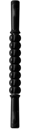 Stick da massaggio yoga – Rullo per gambe da 17,7 pollici | Strumento fascia in acciaio PP – Massaggiatore portatile per il recupero muscolare per la corsa al calcio e gli allenamenti a casa