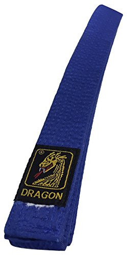Karategürtel Judogürtel Budogürtel Dragon Blau 100% Baumwolle (330)