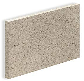Vermiculite Platte Schamott-Ersatz für Kamin-Ofen Feuerraum Auskleidung SF600 500x300mm 30mm Stärke Temperaturbeständig bis 1100 °C mind. 600kg/m³ Rohdichte (1x)
