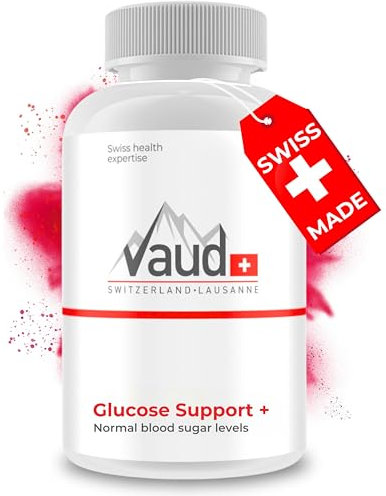 VAUD® Stoffwechsel Kapseln | Appetitzügler für Stoffwechsel und Blutzucker Balance | 100 Tabletten | Hergestellt in der Schweiz | Hochdosiertes Chrompicolinat für Veganer | Stoffwechsel Kapseln