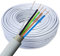 NYM-J 5x1,5mm² Kabel 5m | Feuchtraumkabel für 300V/500V | Elektrokabel 3-Adrig mit PVC Mantel | Ø1,5mm² Stromkabel für Elektroinstallation in Hellgrau | Kabellänge am Stück