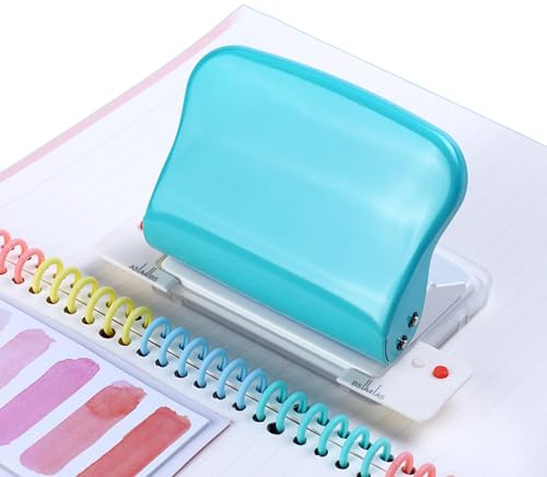 Binding Machine, Metal 10 Hole Punch Spiral Binding Machine, Easy to Use, for Making 26 Holes on B5 Paper, 30 Holes on A4, 20 Holes on A5 Book, Paper Binder for Books, Notebooks,
